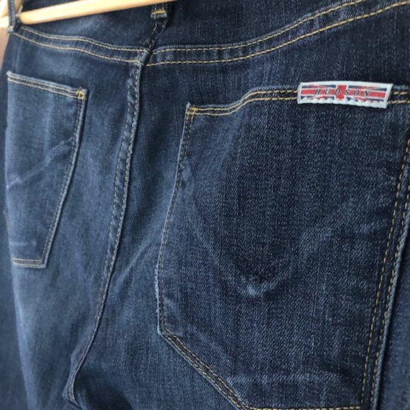 Hudson Nico Midrise Skinny Ankle Length Jeans with Raw Hem, Size 26 - Picture 14 of 15